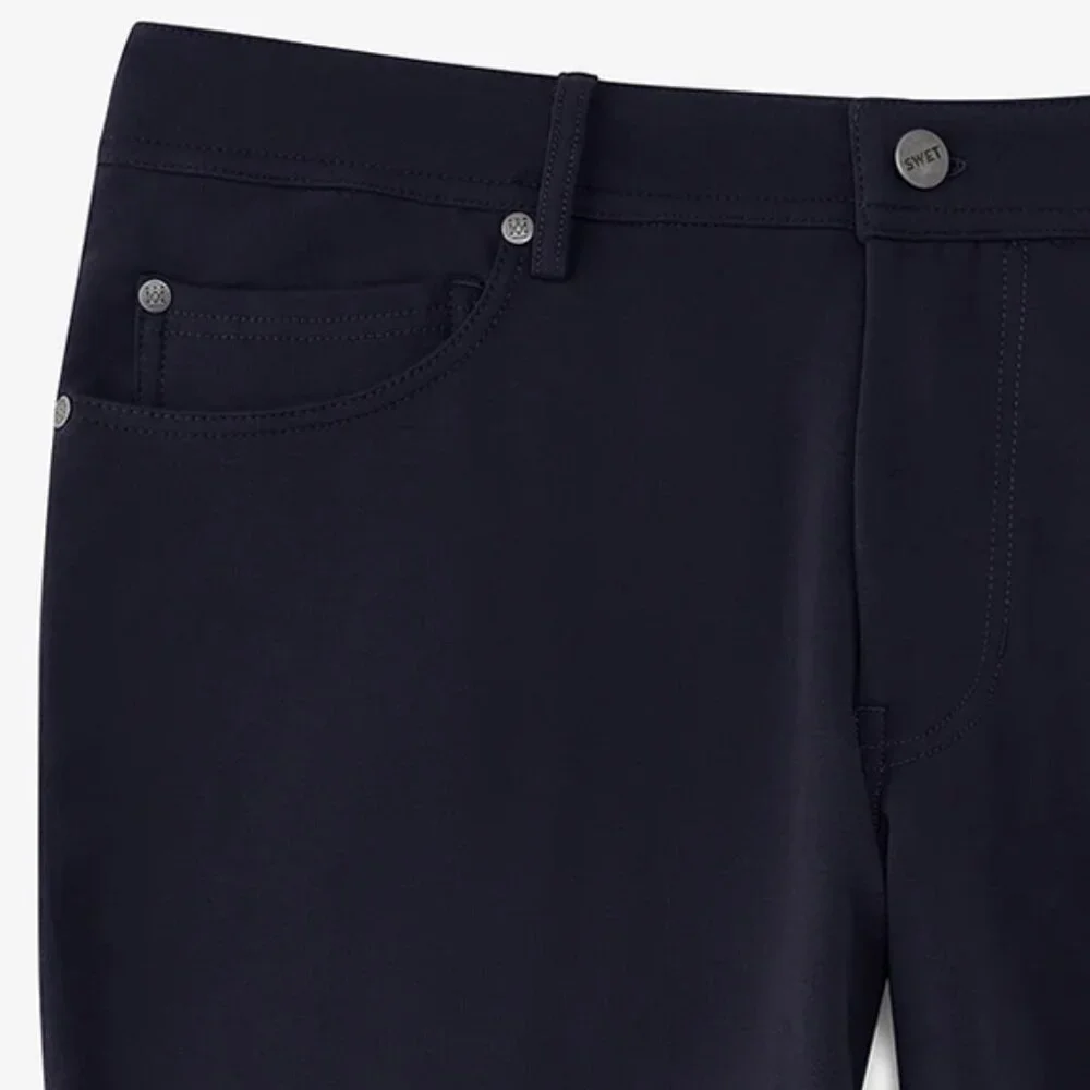 Swet Tailor All In Pants Men's 34x34 Navy Blue Comfort Preppy Stretch Athleisure